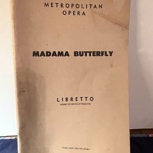 Madama Butterfly Libretto